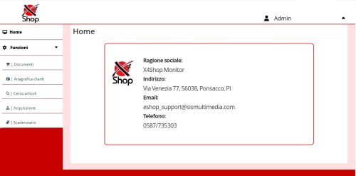Home Page Operatore