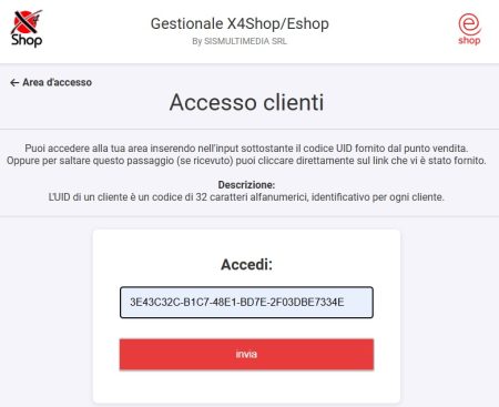Login Clienti